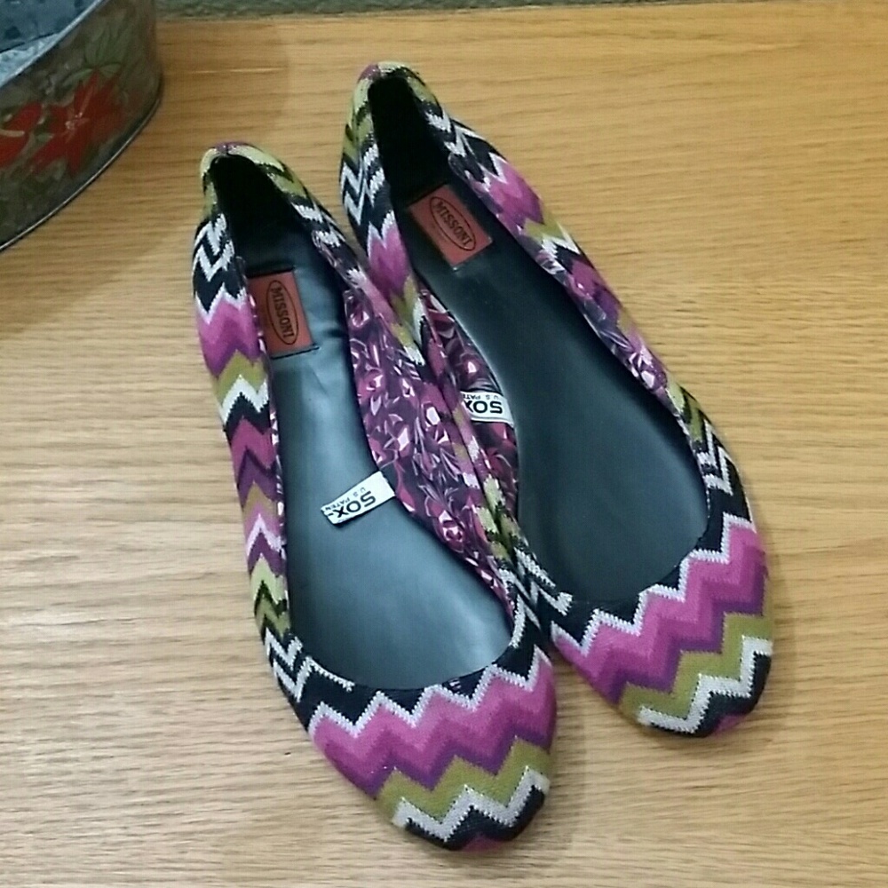 Missoni flat shoes